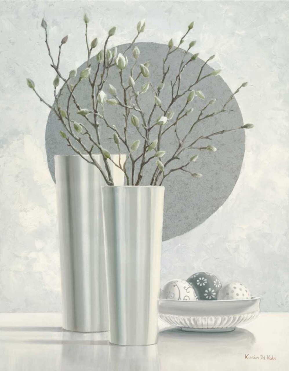 Silver Inspiration II Poster Print by Karin van der Valk - Item # VARPDX49294